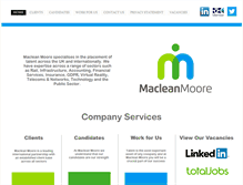 Tablet Screenshot of macleanmoore.com